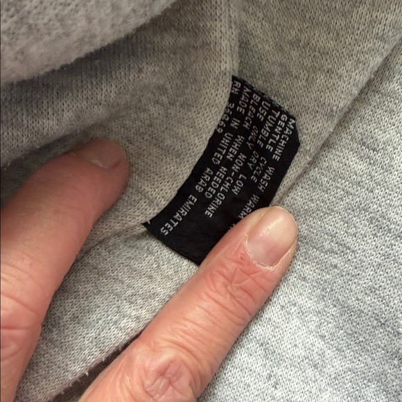 Tomorrow’s Generation FLY BOY size 10 Kids Black Denim Jacket with gray Hood - Picture 6 of 10